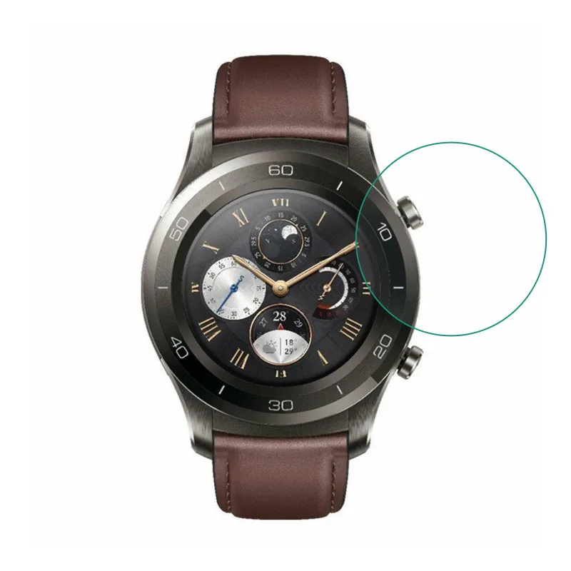 Прозрачная защитная пленка из закаленного стекла для смарт-часов Huawei Watch 2 Pro 2018