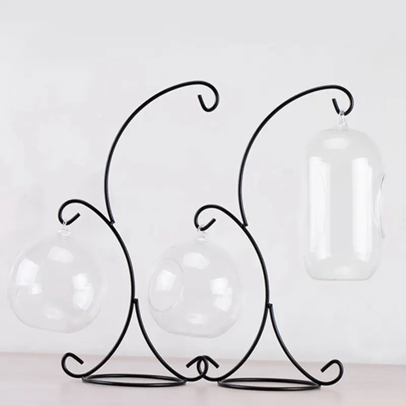 2 крючок подвесная стеклянная безделушка железная подставка держатель для дома и