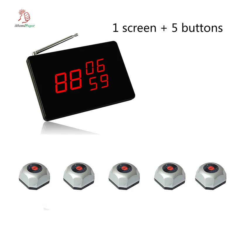 Беспроводной Paging сервис кнопка вызова междугородние ресторан кафе десертный