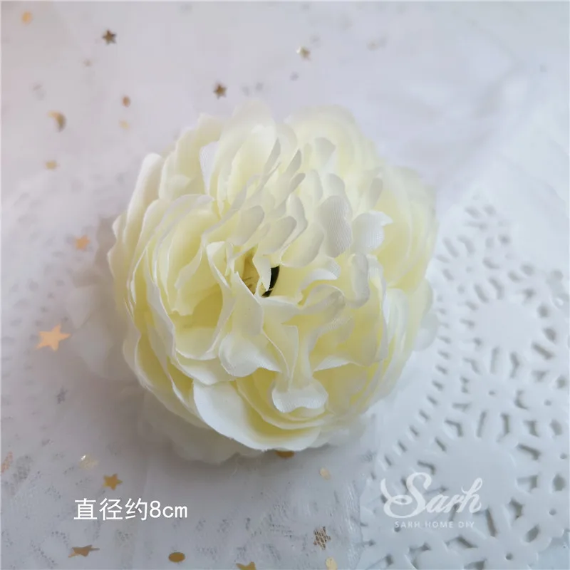 3pc white peony Свадебные украшения для торта с изящным цветком на крючке, вечерние украшения для торта, украшения для выпечки на годовщину, свадебные десерты, подарки для влюбленных - Цвет: 3pc white peony