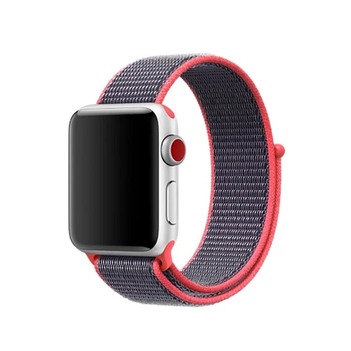 2 Спортивные петли для наручных часов Apple watch, версии 5 4 44 мм 40 мм, ремешок 42 мм, 38 мм, версия наручных часов Iwatch серии 5/4/3/2/1 двухслойного тканого нейлона браслет ремень - Цвет ремешка: 2