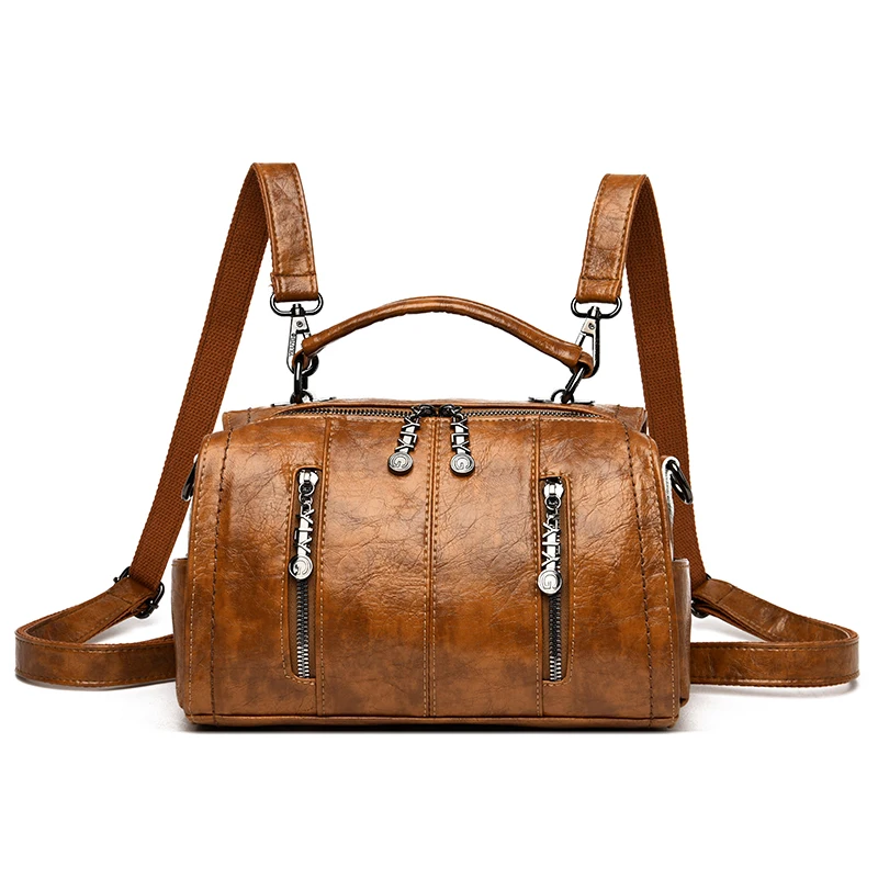 

2020 new PU Leather Shoulder Bag High Quality Fashion Women Bags Handbags Oil Skin Women Messenger Bags Crossbody Soft