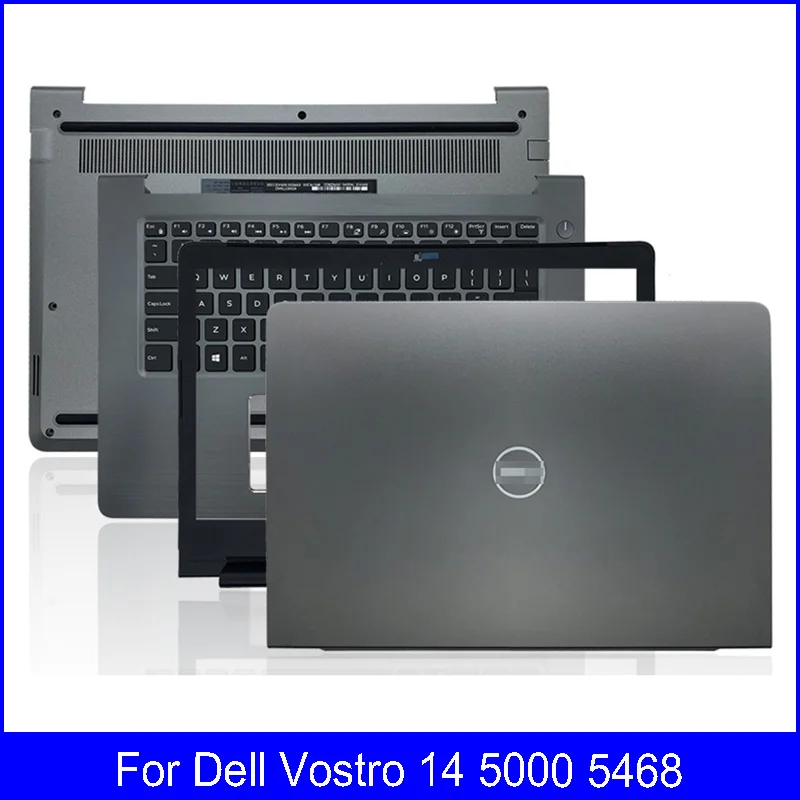 

Новая задняя крышка ЖК-дисплея для ноутбука Dell Vostro 14 5468 V5468, Упор для рук/Нижняя крышка, передние петли 0D9GDC 05Y5Y1 0DC02Y 05T9CW, серый