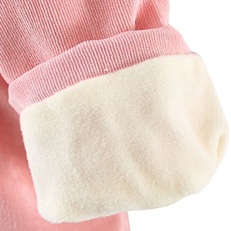 Платье для новорожденных девочек от 0 до 24 месяцев детское зимнее теплое платье