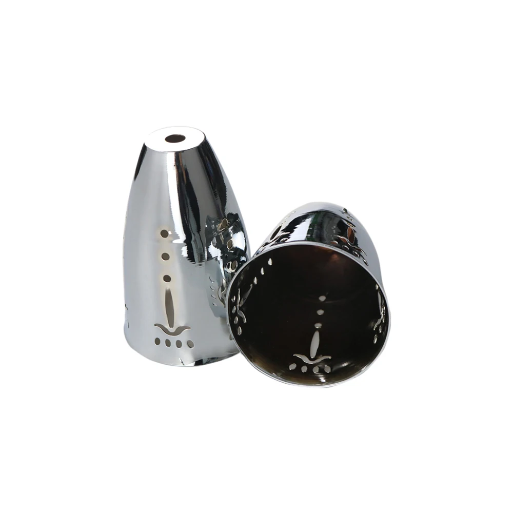 1 шт. серебристый металлический чехол для кальяна аксессуары гаджет на верхней