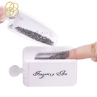 1 шт. инструмент для ногтей портативный французский двухслойный контейнер для переработки порошка контейнер для порошка для инфильтрации контейнер для хранения порошка набор для ногтей