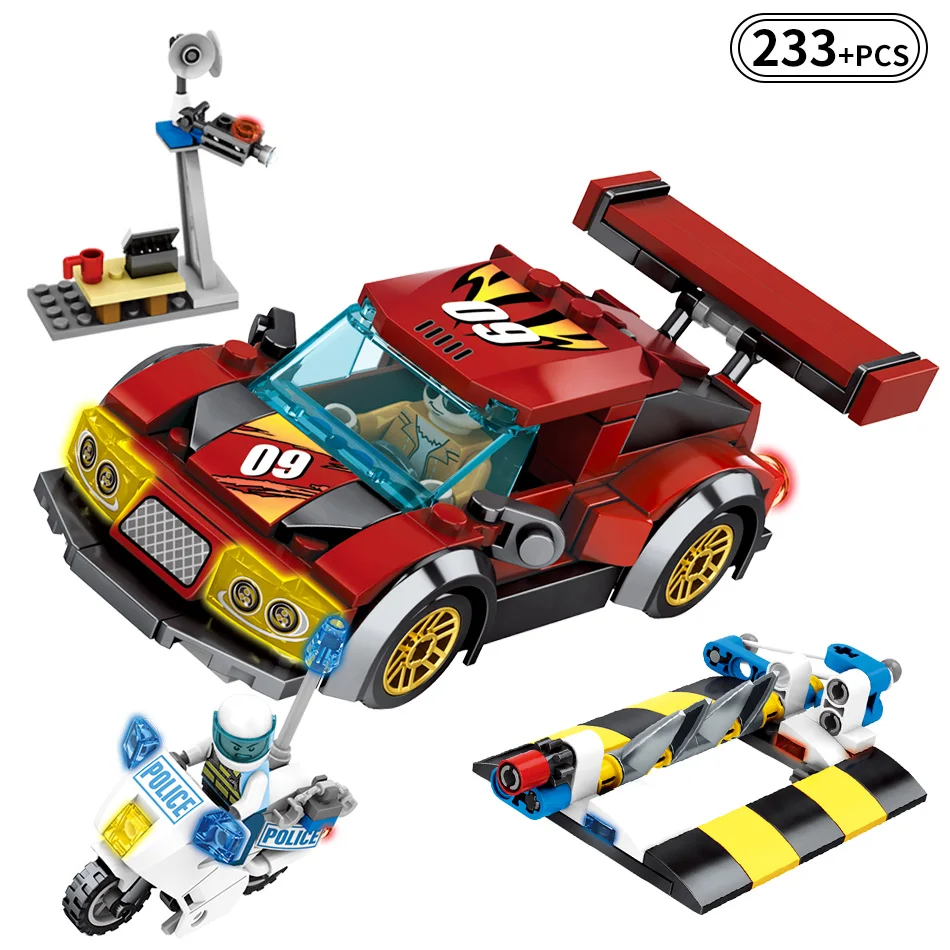 778 шт. 4in1 спецназ город команды строительные блоки полицейский автомобиль