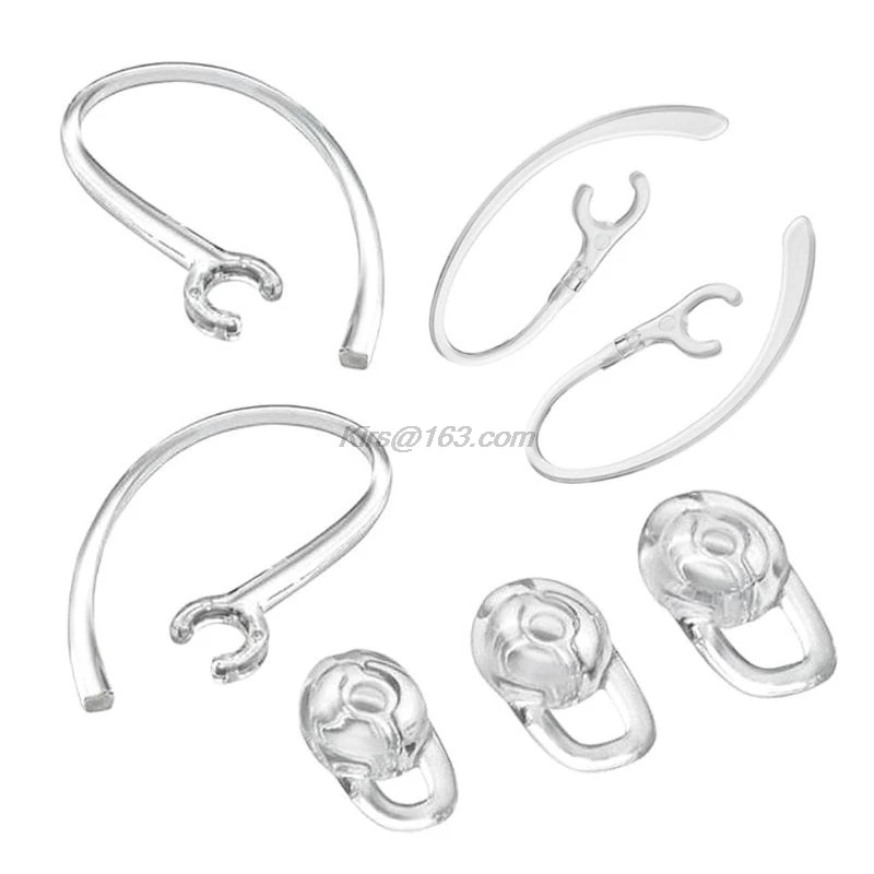 1 компл. Наушники-вкладыши затычки для ушей с гелевым крючком Plantronics Brand M155/2M165 99%