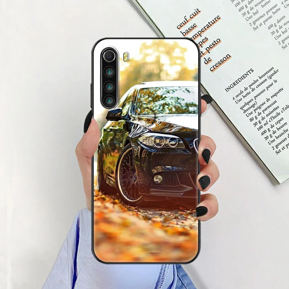 

bMW Sports Car Phone case For Xiaomi Redmi Note 7 7A 8 8T 9 9A 9S 10 K30 Pro Ultra black 3D back tpu funda luxury waterproof