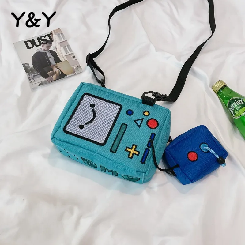 

Y&Y Cute Cartoon Small Phone Bags Female Korean Style Messenger Bags Chest Bags Ins Girl Casual Shoulder Bags Mini Composite Bag