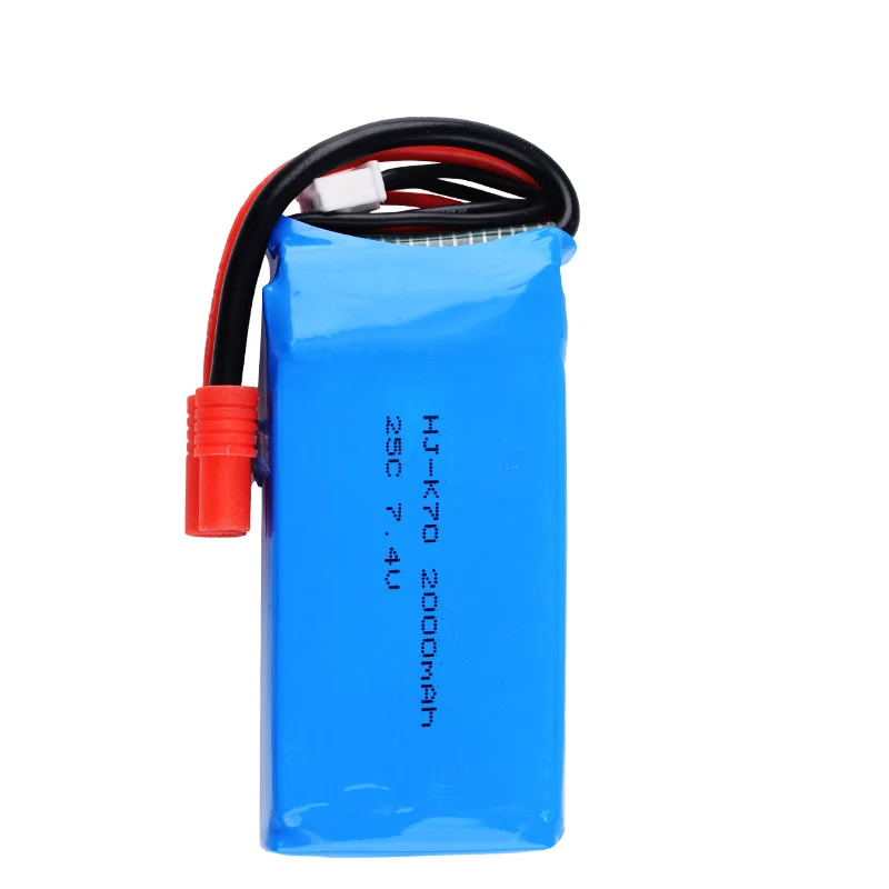 

1-3 шт. X8C X8W X8G K70 K70C K70W K70F комплектующие для квадрокоптера 7,4 в 2000 мАч литий-полимерный аккумулятор большой емкости 903475 с зарядным устройством