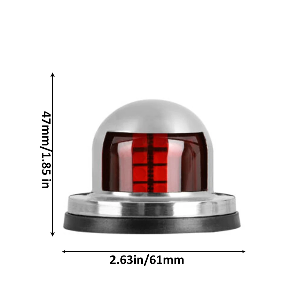 

Boat Equipment 2PCS Red Green Navigation 16 LED Marine Bow Boat Marine 12V Yacht Pontoon Bright Lights Boat Lights Navigation