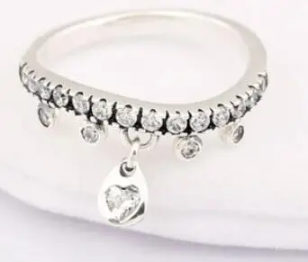 Hot Sale Real 925 Sterling Silver Lucky Finger Rings For Women Fashion Jewelry Gift Drop shipping - Цвет основного камня: 19