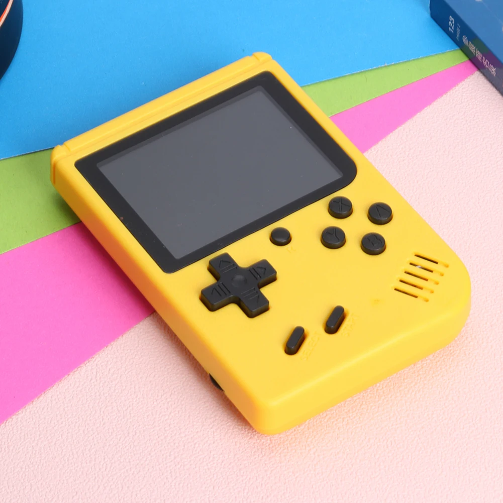 

Retro Portable Mini Handheld Video Game Console 8-Bit 3.0 Inch Color LCD Kids Color Game Player Built-in 400 games