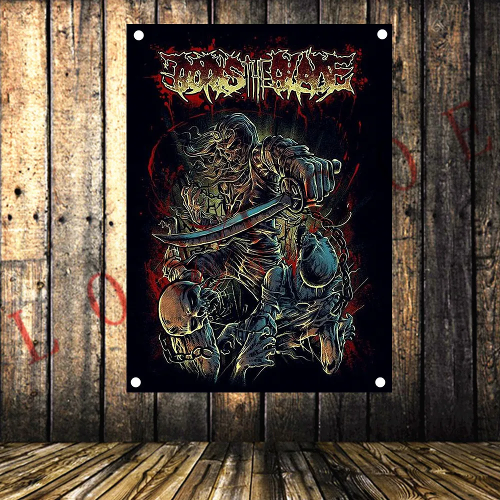 Ретро Татуировка баннер тяжелый металлический постер в стиле рок настенный