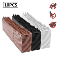 10pcs durable bird spike wall fence spikes yard practical thorn pads for anti cat dog climbing security on wall window railing