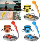 Портативный автомобильный комплект для душа, походная электрическая помпа для мойки высокого давления, 20 л