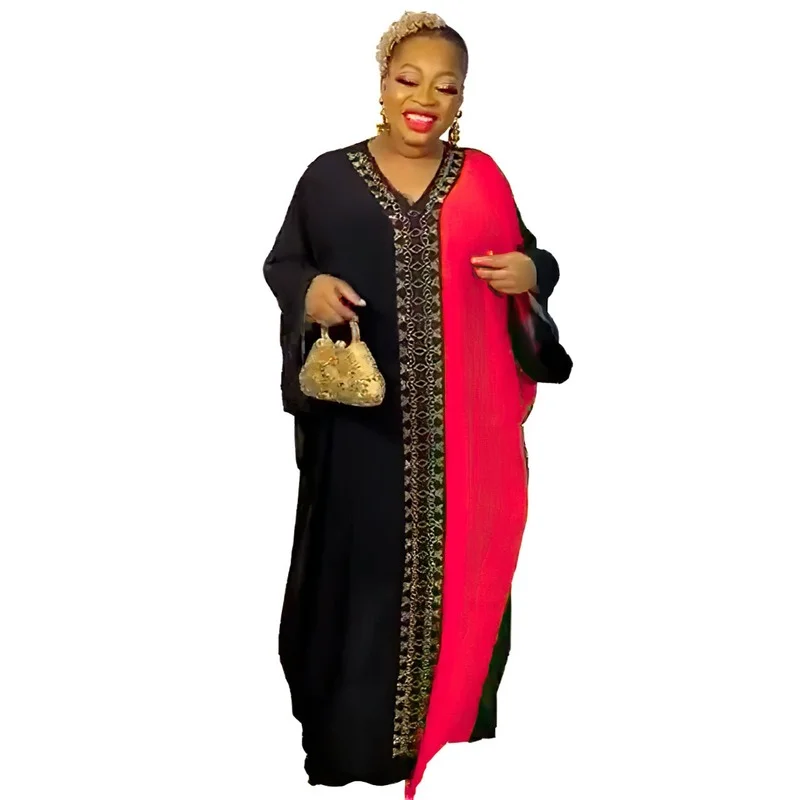 

African Dresses for Women Plus Size Women Clothing African Dashiki Ankara Boubou Long Dresses 2022 African Clothes Women