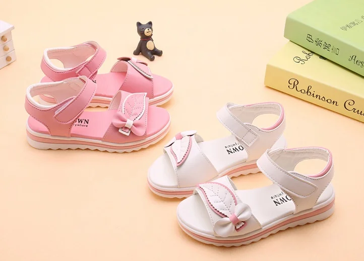 Для маленьких девочек Летние детские сандалии 2021 Модные платья с цветочками