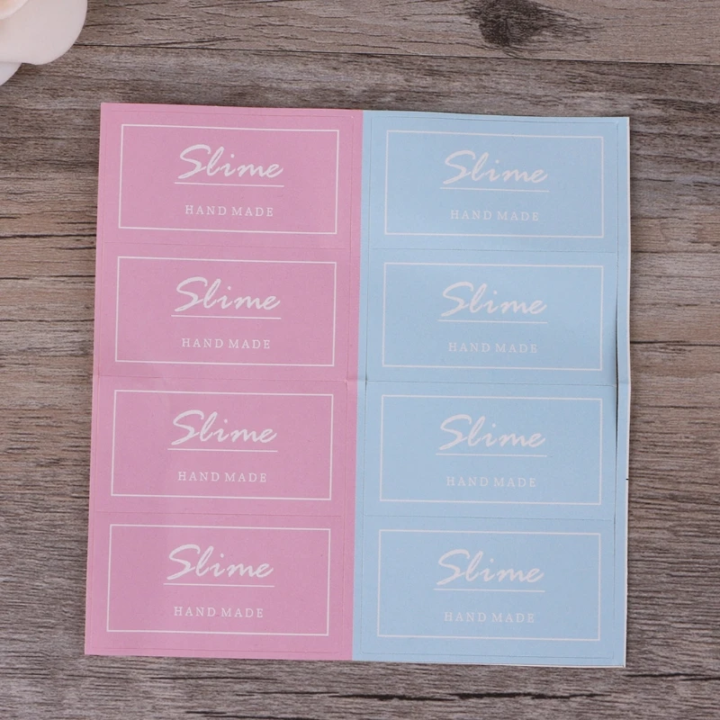 Новые слизи контейнеры Стикеры ящик для хранения поставки слаймов аксессуары