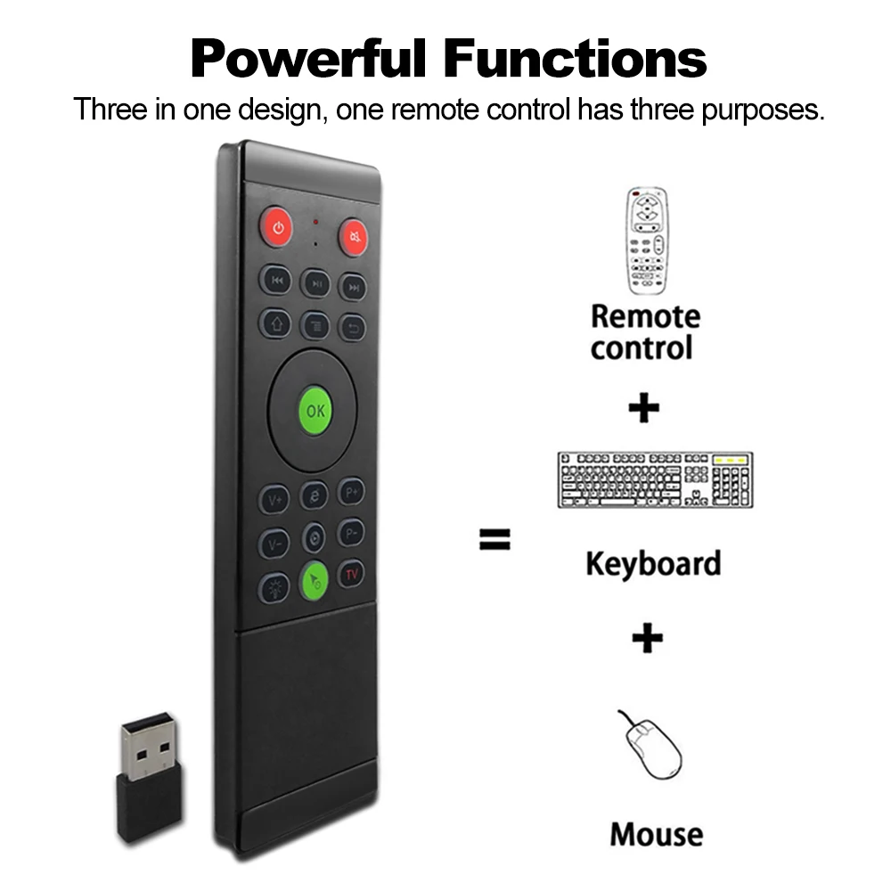 Беспроводная клавиатура 2 4 GHz Air Mouse с сенсорной панелью и ИК пультом