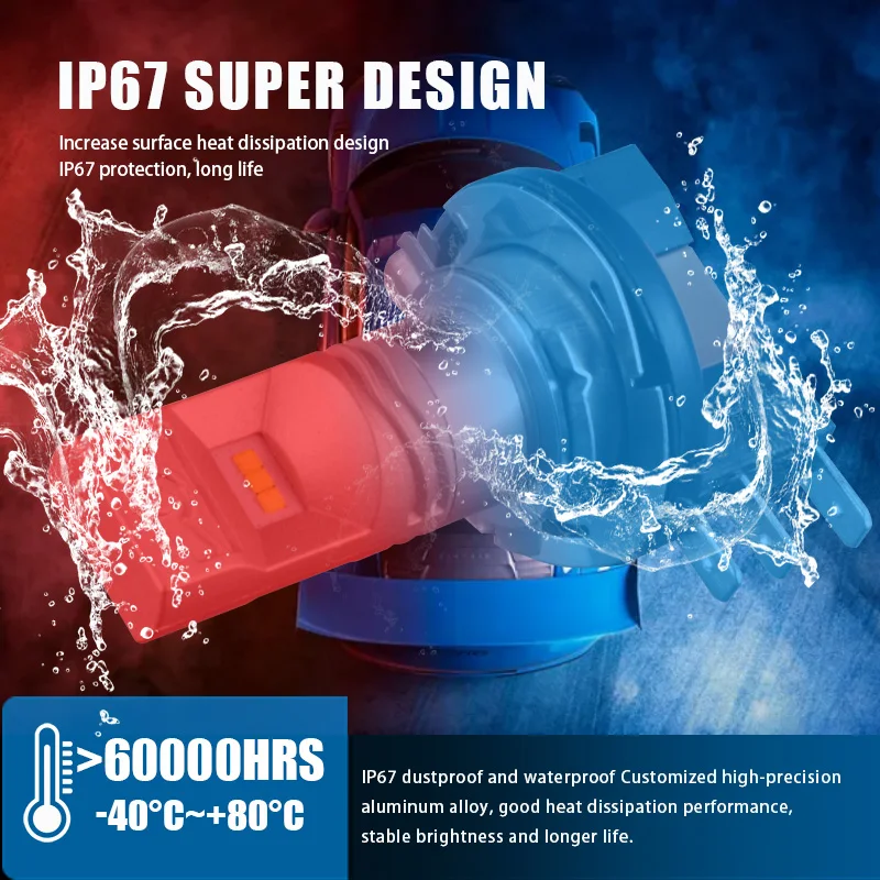 2 шт. H15 светодиодные противотуманные фары 30 Вт CSP 1919 Chip SMD светодиодный High Power White