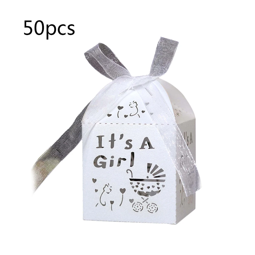 50 шт. детская коляска с пустотелым сердцем для девочек текстовая коробка конфет