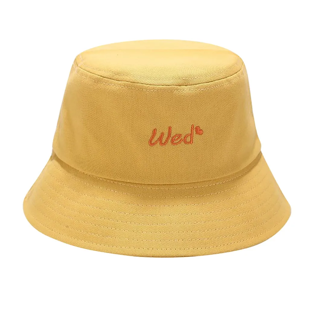 

Unisex 2021 Summer Fisherman Hat Men And Women Travelling Sun Prevent Caps Foldable Embroidery Visor Vacation Sunscreen Hats