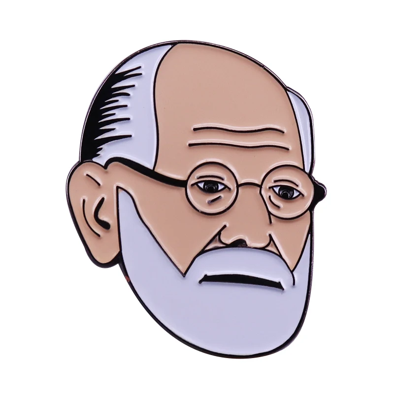 Значок в стиле поп арта Sigmund Freud|Броши| |