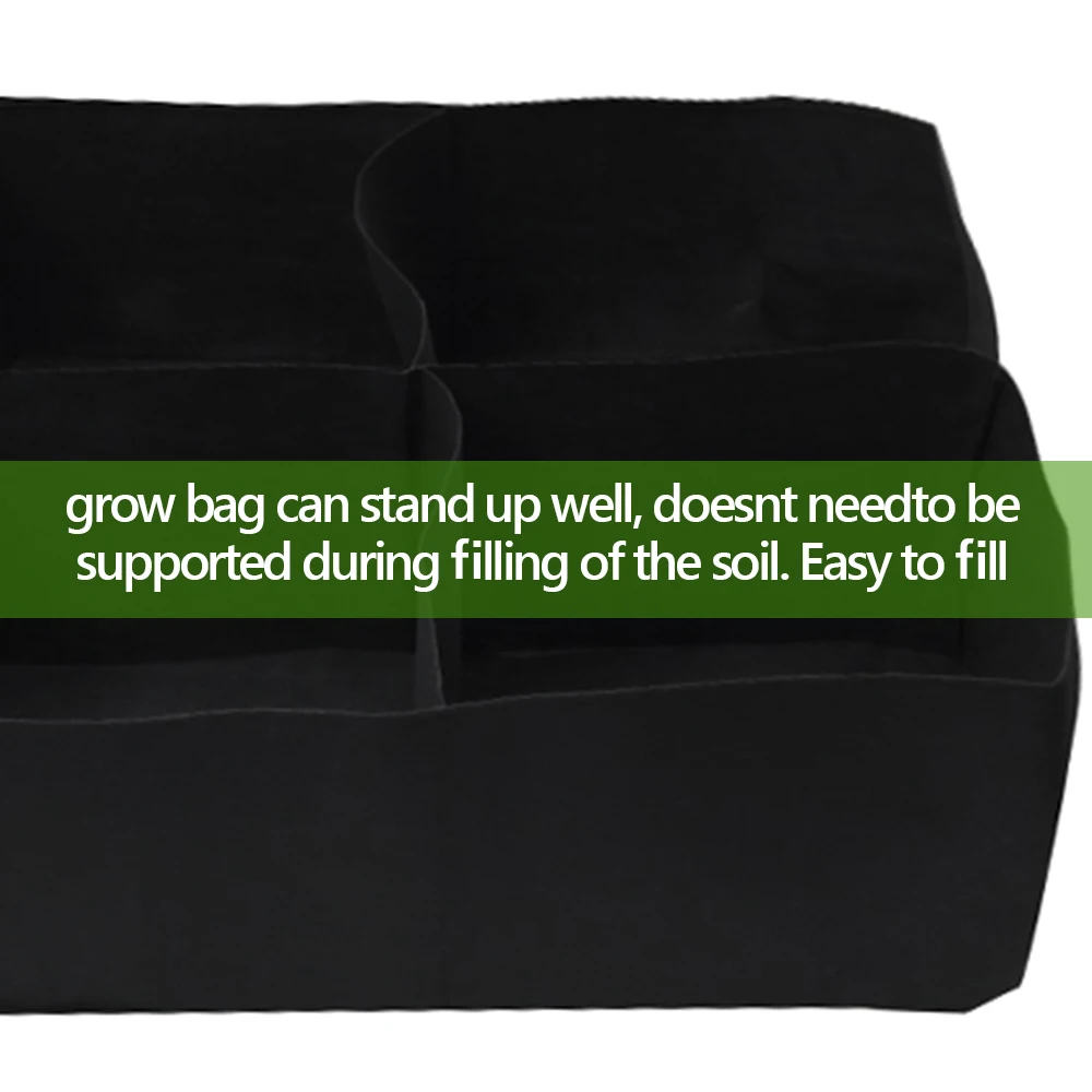 Тканевый мешок для выращивания растений садовая кровать овощной Плант ручка