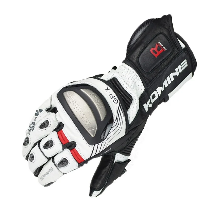 Новые мужские кожаные мотоциклетные перчатки без Перчатки кожа titanium сплав