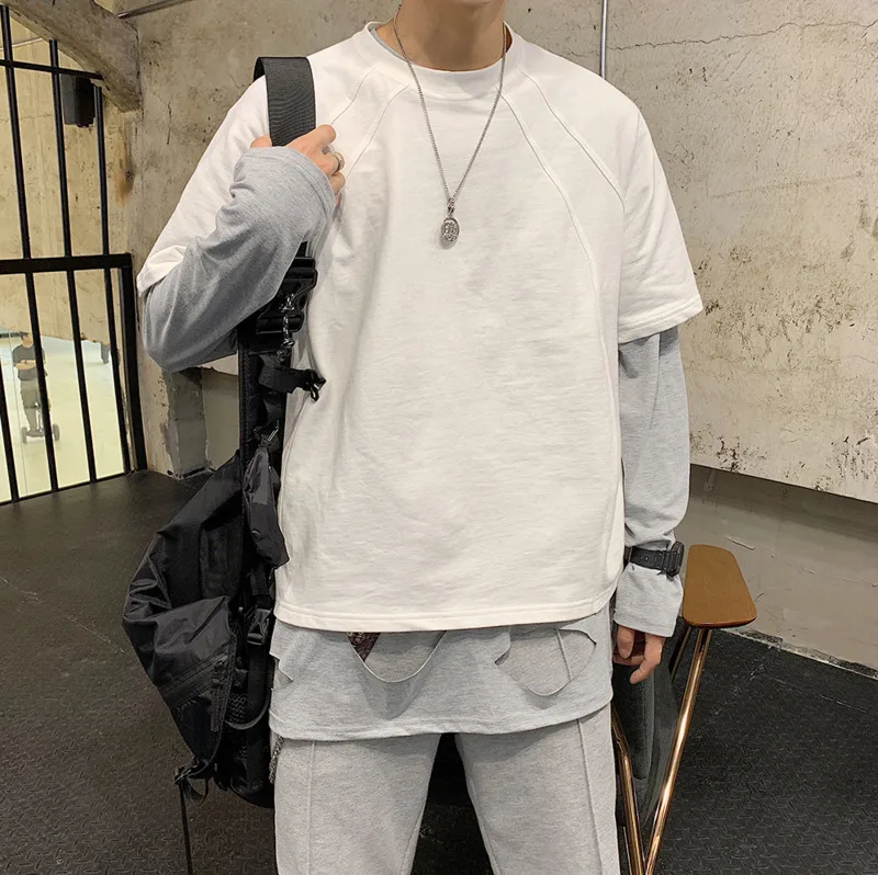 Новинка лета 2020 популярная однотонная свободная футболка с короткими рукавами