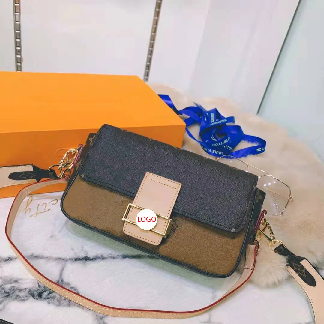 

2021 New Luxury Brand. High Quality Classic Flower Stick Bag, Soft And Delicate Fashion Women's Hand And Shoulder Bag