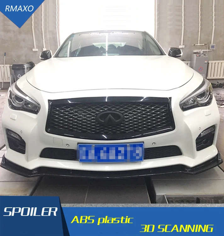 Для Infiniti Q50 Body kit спойлер 2015 2018 для ABS задний передний бампер диффузор защитные
