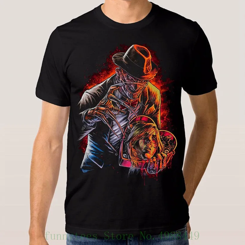 

Freddy Krueger Retro T Shirt , Men's Women's All Sizes Casual Plus Size Tshirts Hip Hop Style Tops Tee S-2xl