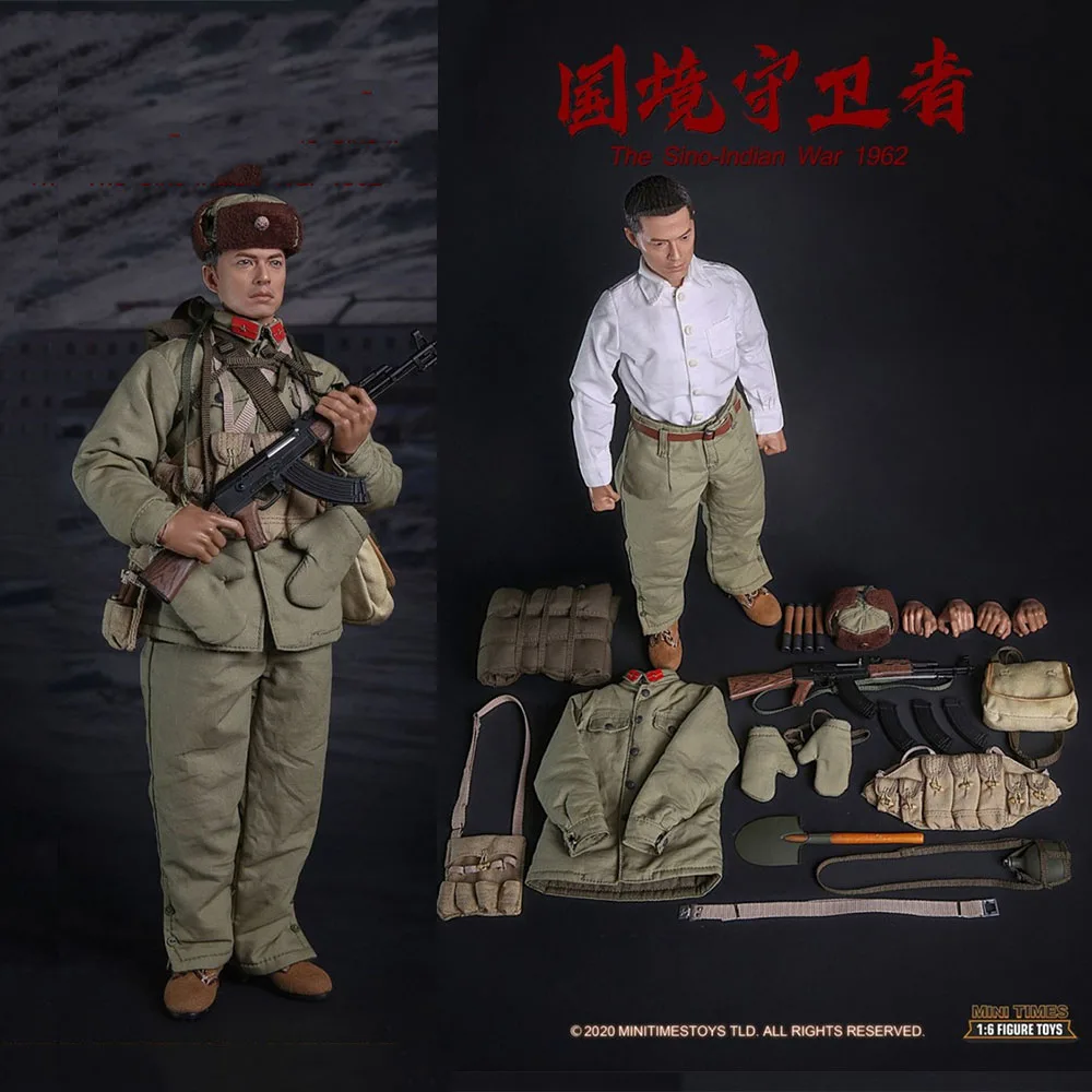 

Collectible 1/6 Scale Mini Times Toys M023 The Sino-Indian War 1962 Male Solider 12'' Full Set Action Figure Model for Fans
