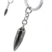 titanium steel cool bullet key chain key pendant key ring gift bag keychain chain ring key rings