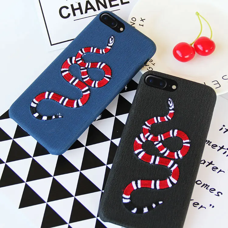 Новый чехол для телефона iphone 8 Plus роскошный цветочный ручная вышивка розовый PU xs