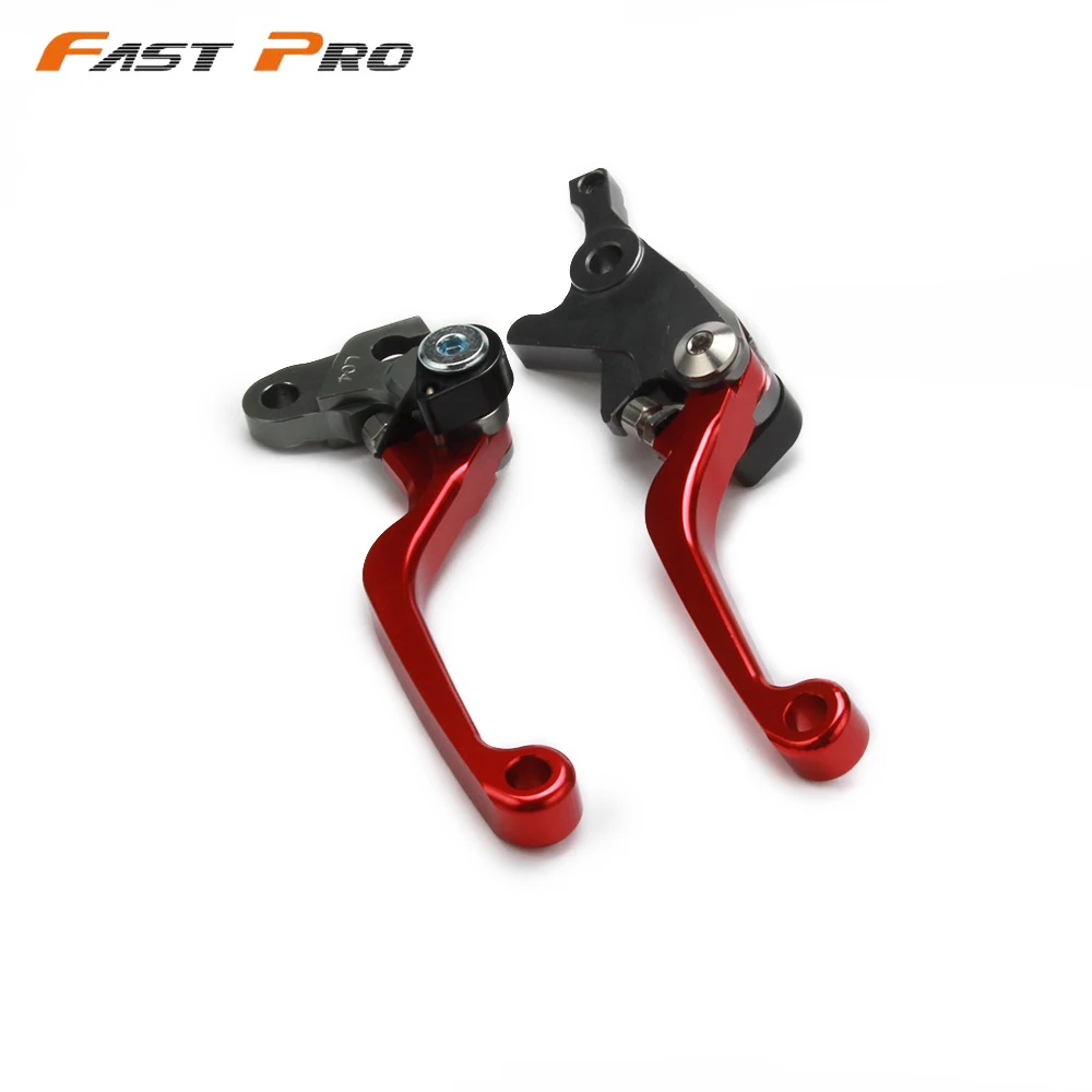 ЧПУ Заготовка поворотный Складной Красный рычаг сцепления и тормоза для Honda CRF250L