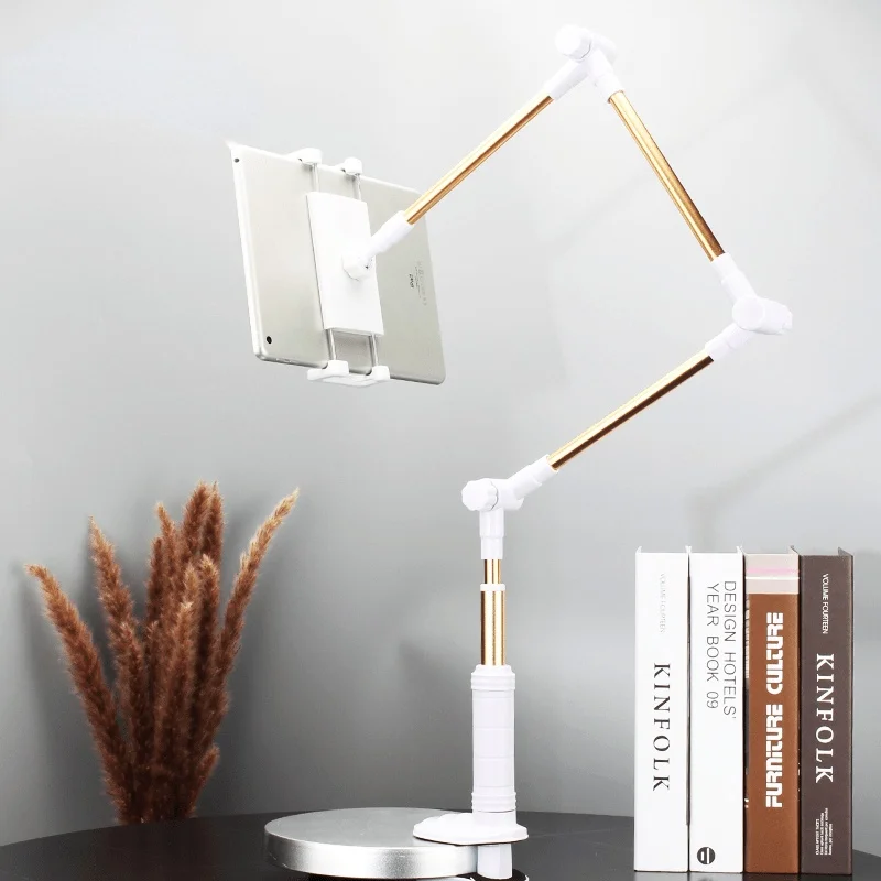 

plegable de brazo largo para tableta y teléfono, accesorio para Ipad Pro 12,9, 11, 10,5, for Samsung Kindle, 4-14 pulgadas