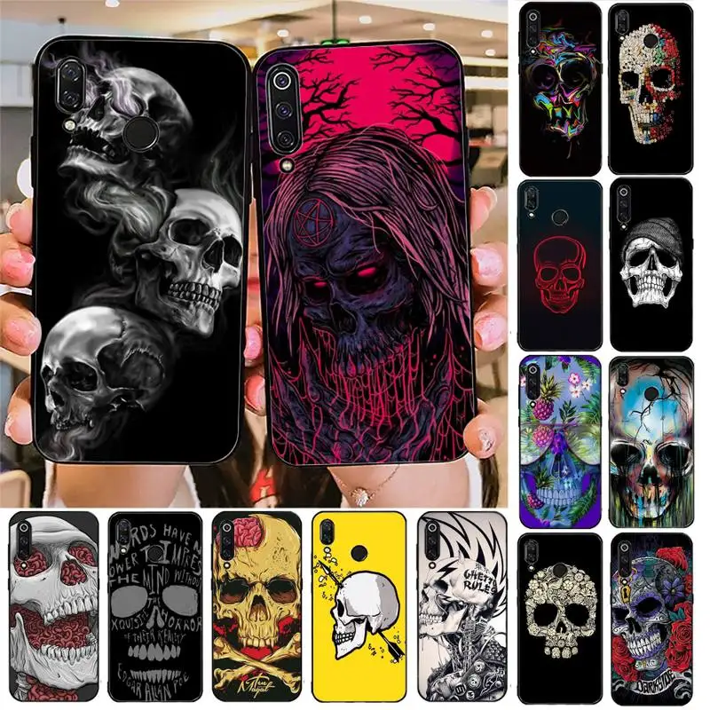 

YNDFCNB Ferocious skull Soft Phone Case Capa For Redmi note 8Pro 8T 6Pro 6A 9 Redmi 8 7 7A note 5 5A note 7 case