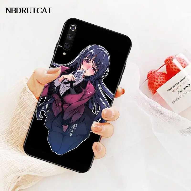 Японский аниме Kakegurui Jabami Yumeko резиновый чехол PENGHUWAN для телефона Redmi Note 8 8A 7 6 6A 5 5A 4 4X