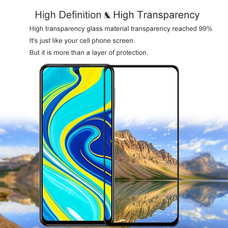 Защитное стекло закаленное для Xiaomi Redmi Note 9 Pro Max/9s/Note 8T/8/7/6/5 Pro/4/4X 2 шт./лот | Мобильные