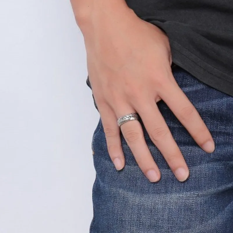 Кольца из нержавеющей стали для мужчин и женщин свадебные ювелирные изделия