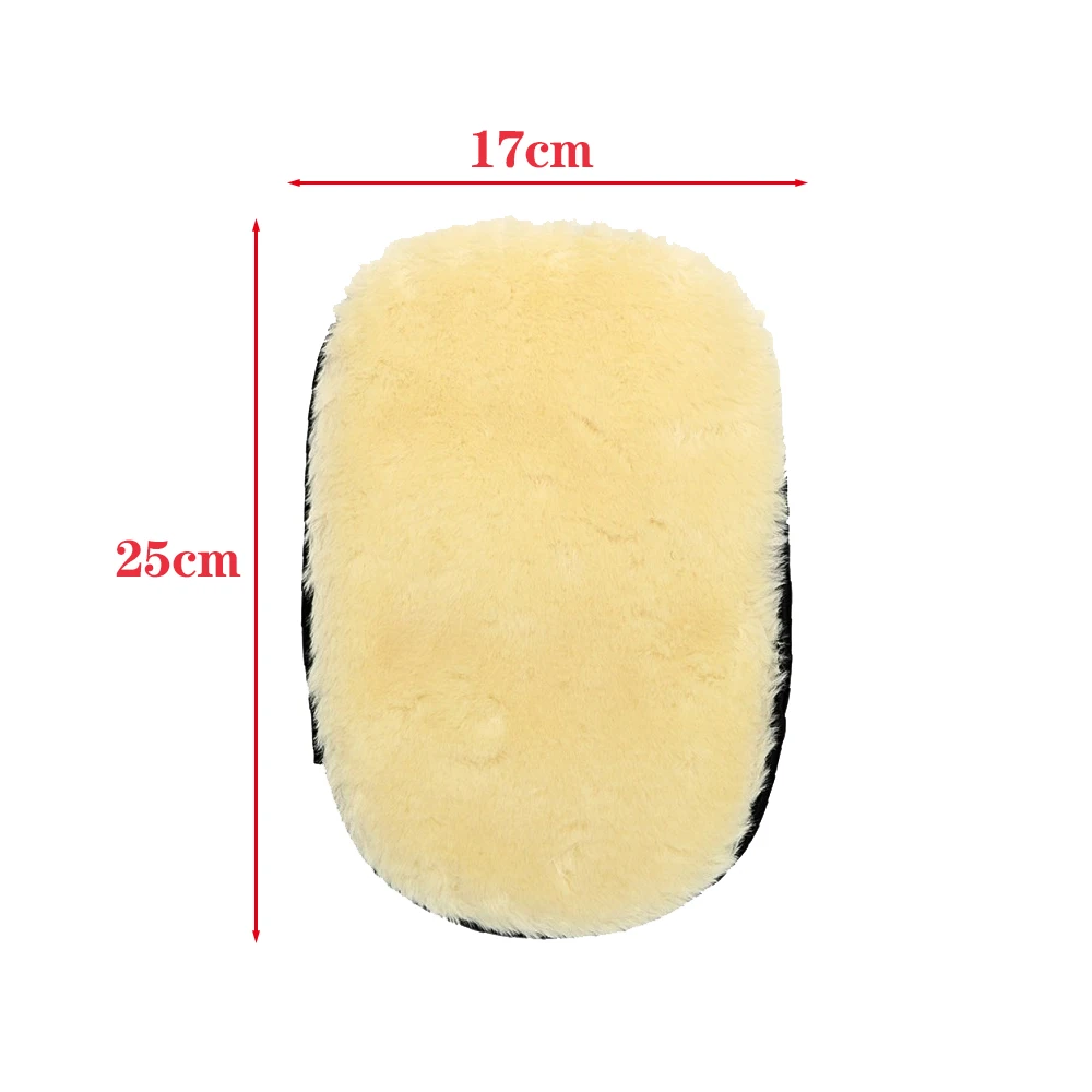 Шерстяные перчатки для мытья автомобиля мягкие инструменты чистки средство