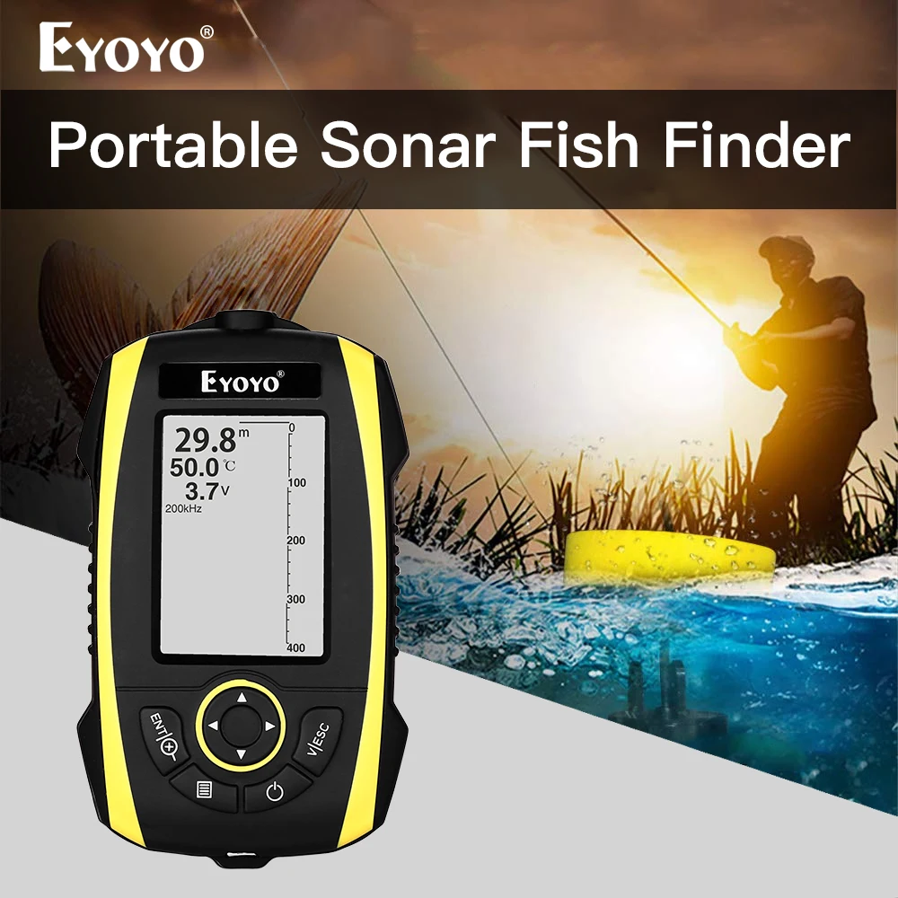 Eyoyo E4 эхолот преобразователь эхолот рыболовный эхолот segnalatori acustici pesca echosada bezprzewodowa