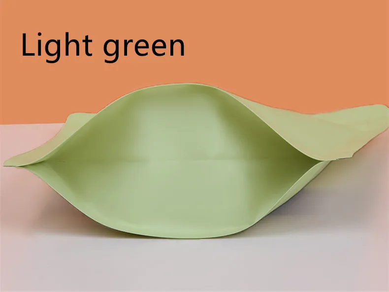 Толстая цветная алюминиевая фольга на молнии самонесущий упаковочный пакет