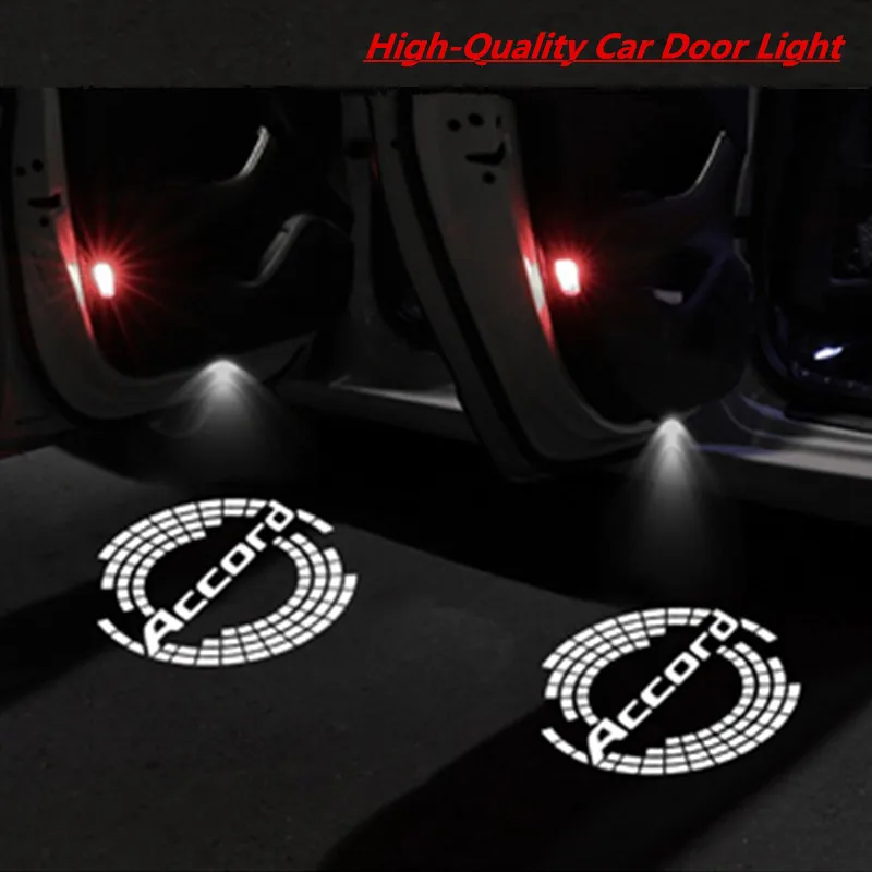 

Led Car Door Light Logo Laser Projector For Honda Accord 9th 10th Gen Insight CR-Z Pilot Passport Coupe Crosstour Accessories