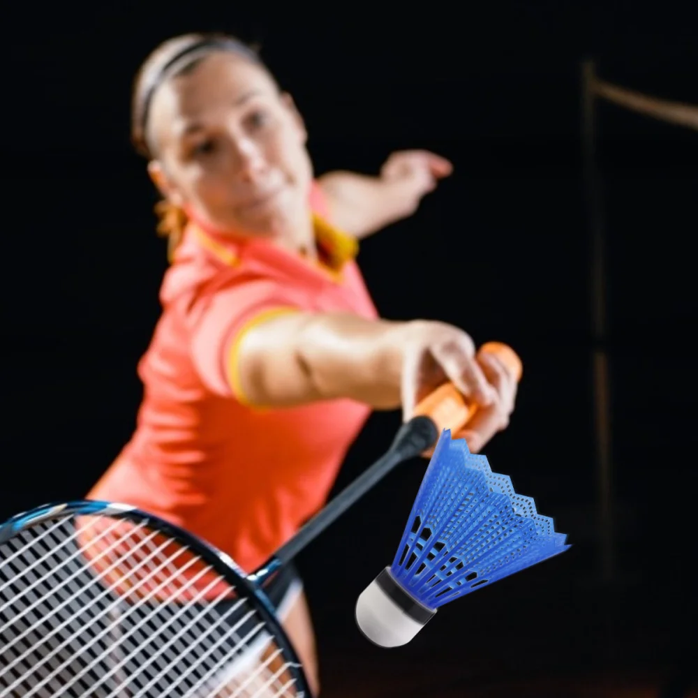 

VORCOO 12Pcs Nylon Crown Shuttlecocks Training Badminton Balls with Great Stability and Durability for Indoor Outdoor Sports