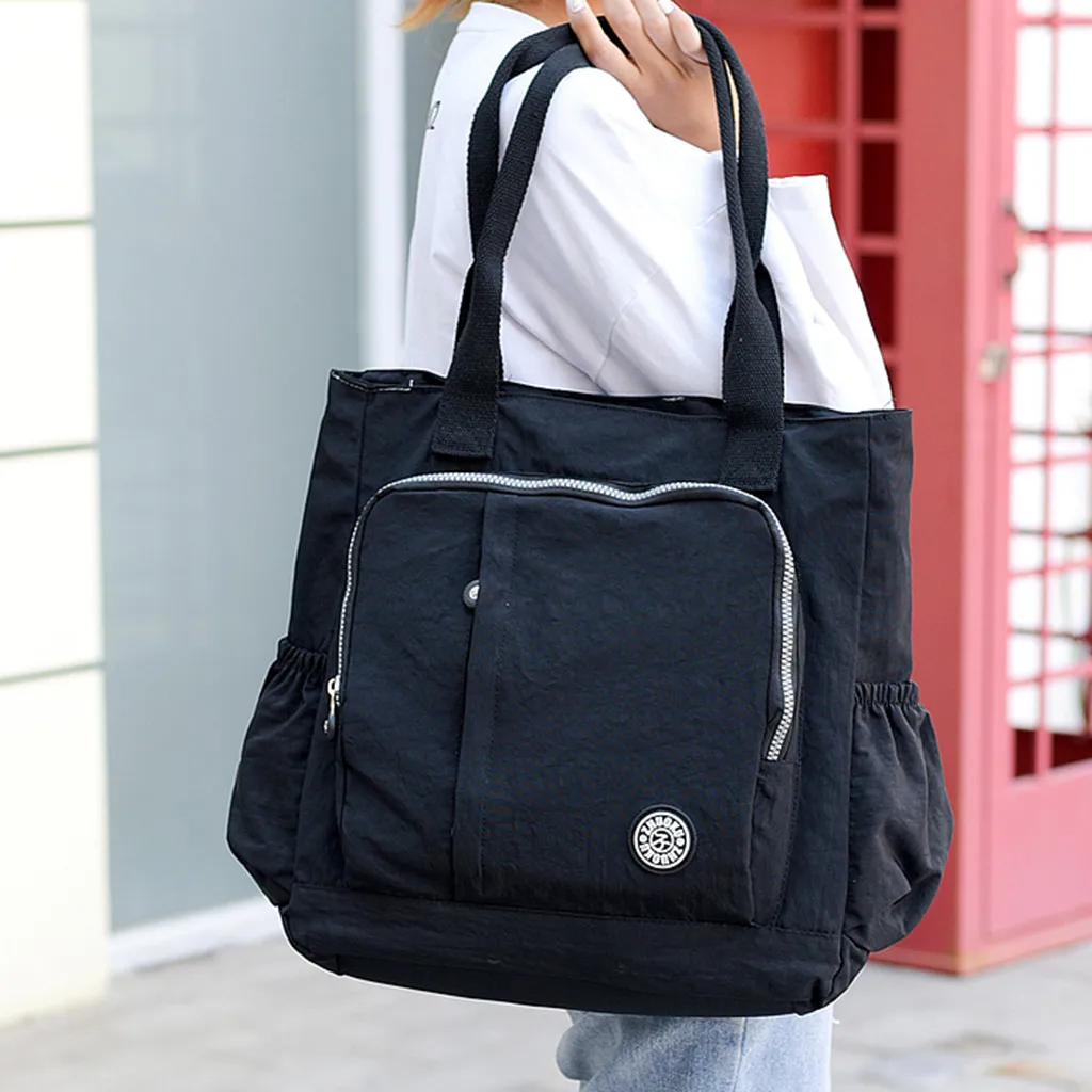 Женская нейлоновая сумка-мессенджер с несколькими карманами через плечо дамская